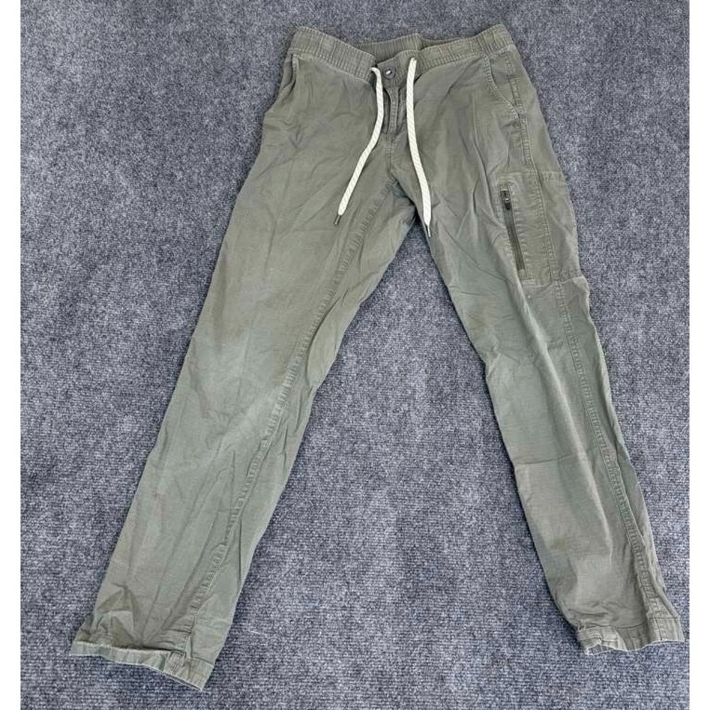 Vuori Pants Womens Small Drawstring Elastic Waist Ripstop Organic Cotton VW401‎